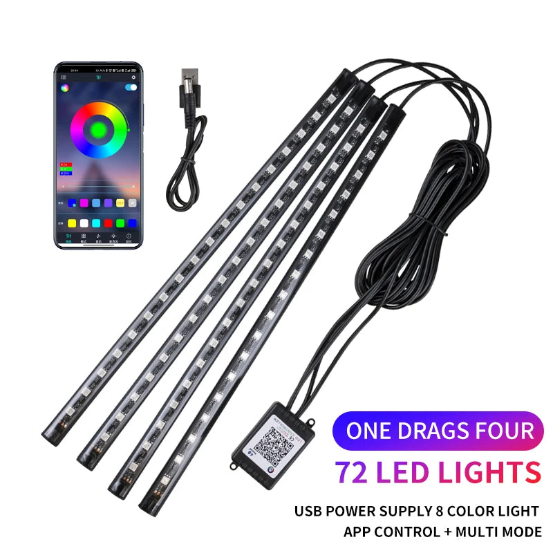 DriveGlow™ RGB Footwell Light Kit