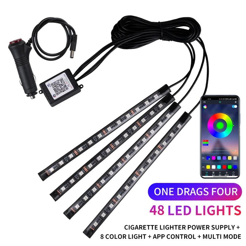 DriveGlow™ RGB Footwell Light Kit