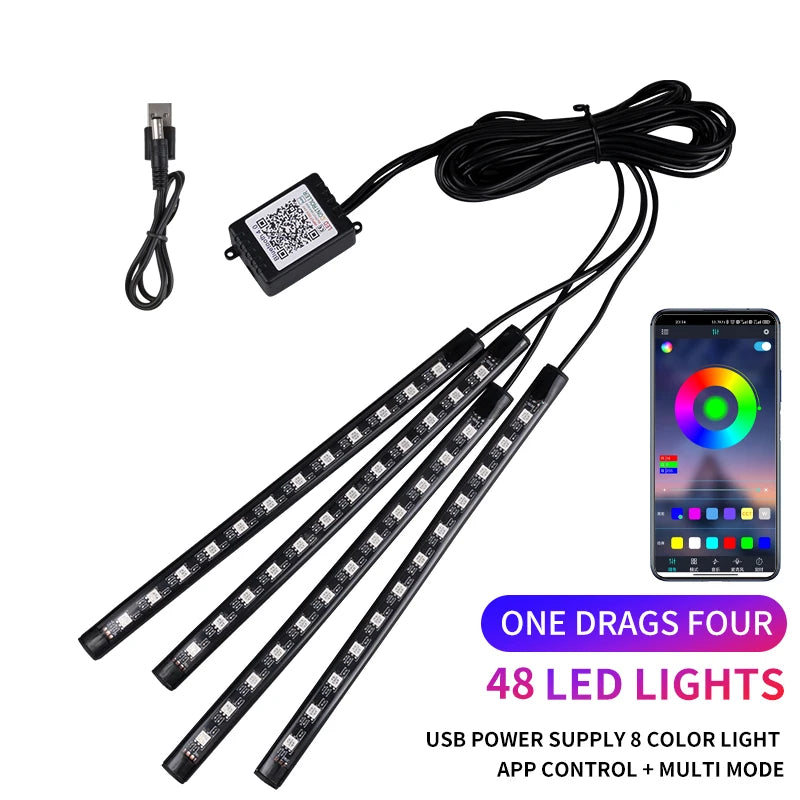 DriveGlow™ RGB Footwell Light Kit