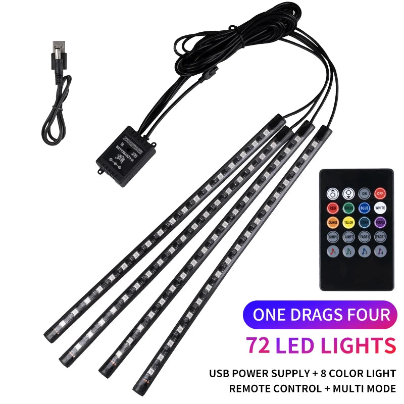 DriveGlow™ RGB Footwell Light Kit