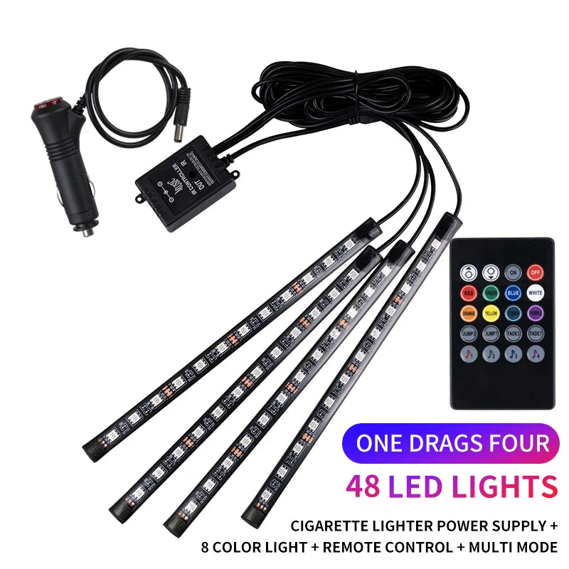DriveGlow™ RGB Footwell Light Kit