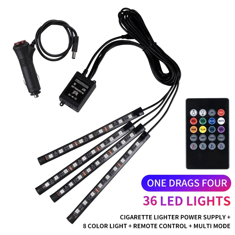 DriveGlow™ RGB Footwell Light Kit