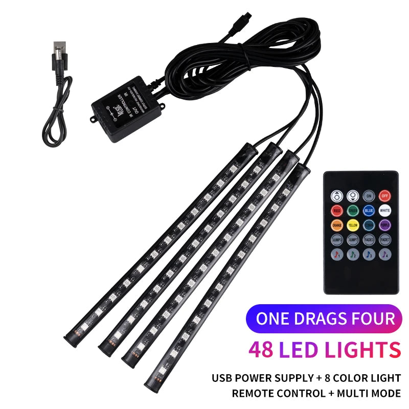 DriveGlow™ RGB Footwell Light Kit