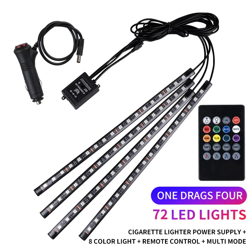 DriveGlow™ RGB Footwell Light Kit