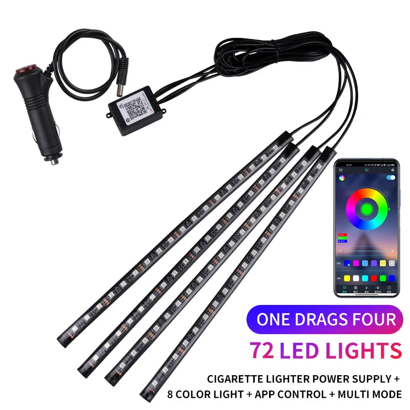 DriveGlow™ RGB Footwell Light Kit